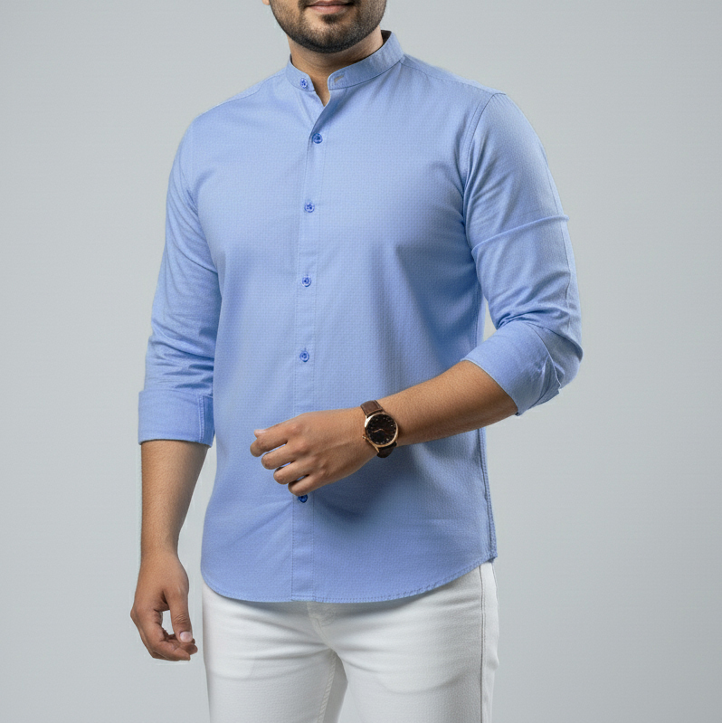 ban-collar-shirt lifestyle 2